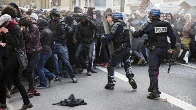 Полицията е задържала 57 протестиращи в Марсилия