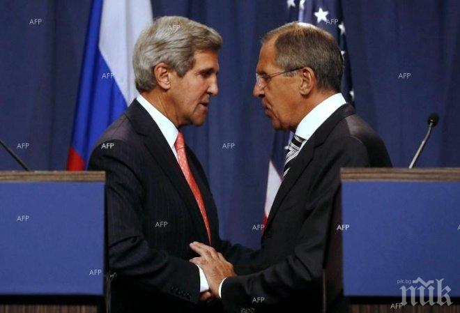 Кери и Лавров се догаварят за разрешаване на ситуацията в Сирия