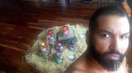 азис поредното великденско селфи боядисани яйца късно снимки