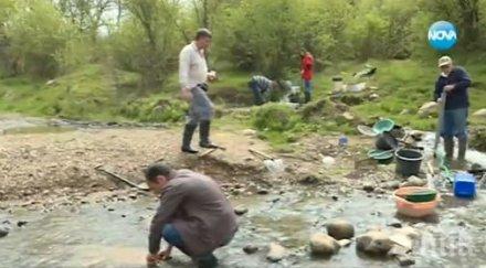 станахме новия клондайк 1000 българи ровят злато реките