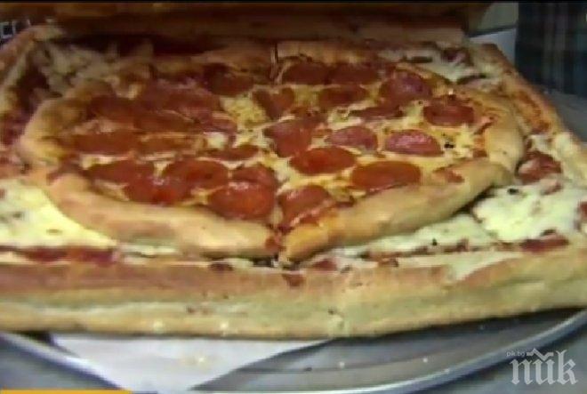 Иновативно: Измислиха кутия за пица, която става за ядене (ВИДЕО)
