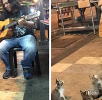 Пред този уличен музикант не се спираха никакви хора, а когато той беше отчаян, се появиха те...