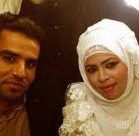 Няма граници за любовта! Бежанци се ожениха в палатка в Идомени (снимки)

