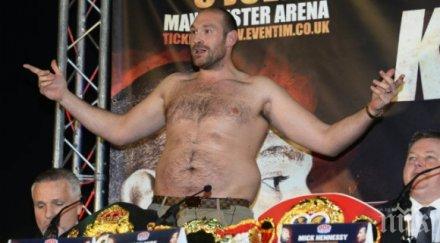 букмейкърите направиха кличко фаворит фюри показа шкембето