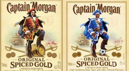 капитанът лестър морган стане лице серия бутилки ром капитан морган