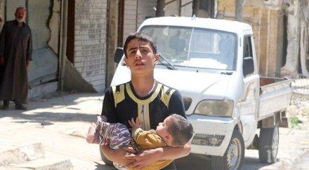 джихадистите сирия подложиха болница ракетен обстрел