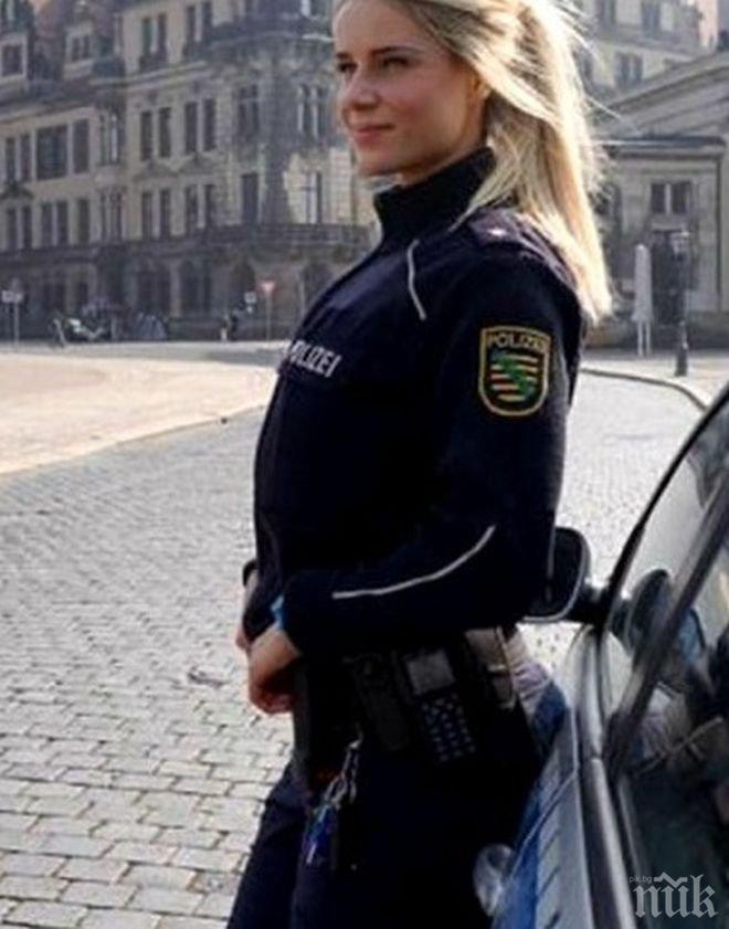 Сексапилна полицайка стана звезда в нета 