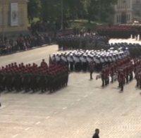 1300 военни, 35 бойни машини и 12 самолета и вертолета разтресоха София за Деня на храбростта и Българската армия 