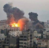 Израел отново бомбардира Газа 