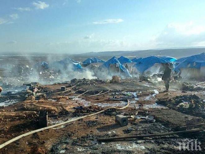 Кървав ад на турско-сирийската граница! Стотици ранени и близо 30 загинали при въздушна атака над бежански лагер (СНИМКИ 18+)