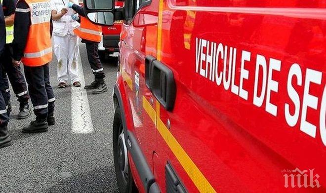 Двама българи ранени при катастрофа във Франция заради кофти изпреварване