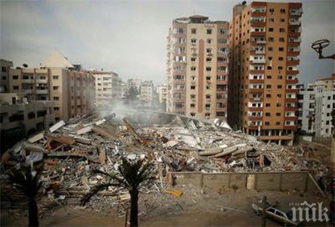 Израел подложи на ответен ракетен обстрел Газа