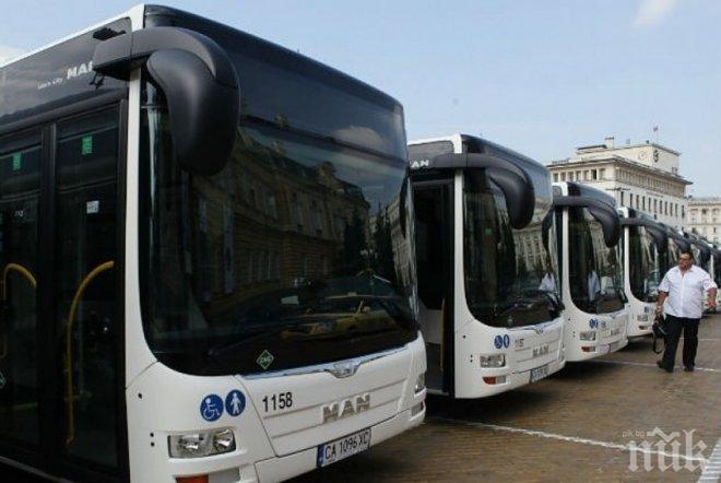 Най-после! Новите автобуси в София с куп екстри - интернет и видеонаблюдение, вижте по кои линии ще вървят