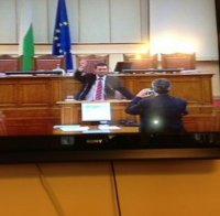 Депутати се снимат за спомен на мястото на Цецка