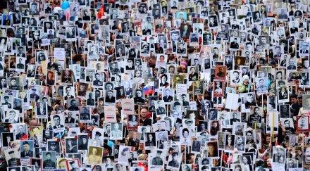 безсмъртният полк тръгна москва живо