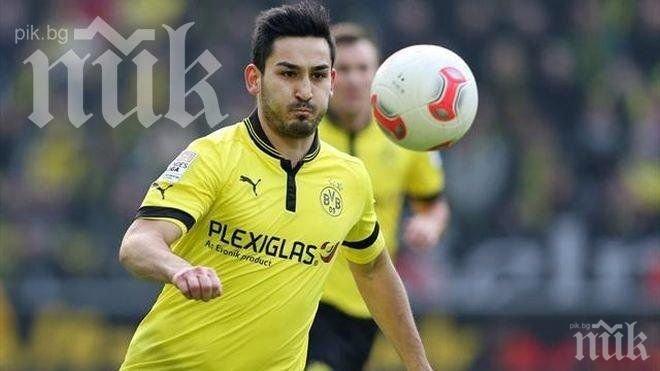 Травма в коляното може да провали трансфера на Гюндоган в Сити