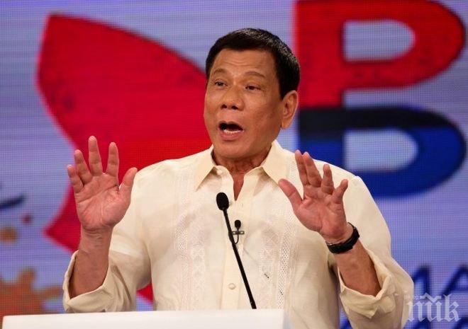 Кандидатът популист Родриго Дутерте печели президентските избори във Филипините