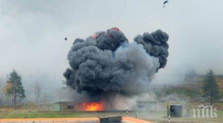 бомба избухна база спецченгета