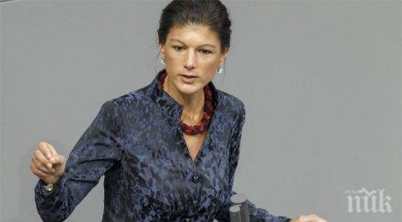 лидерът лявата партия германия определи сътрудничеството русия ключово сигурността европа