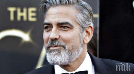 джордж клуни бързото новинарство създаде доналд тръмп никога президент