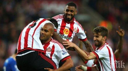 съндърланд спаси норич нюкасъл изпаднаха