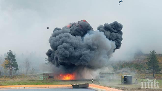 Бомба избухна в база на спецченгета!