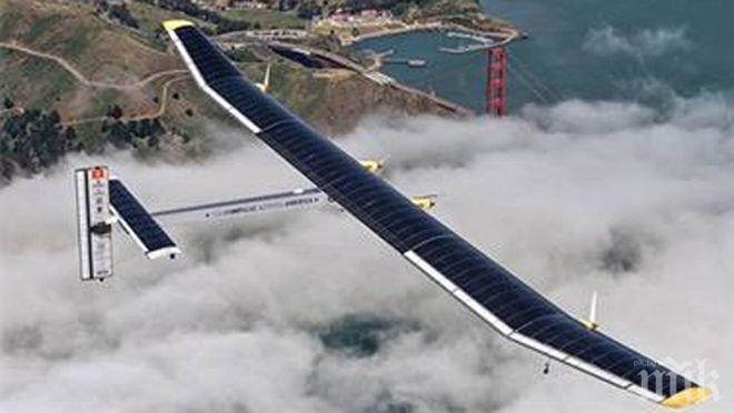 Слънчевият самолет продължава успешно да лети над САЩ