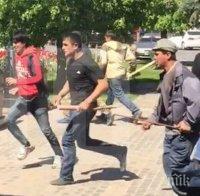 ЕКСКЛУЗИВНО в ПИК! Див екшън в Москва: 500 души се бият и стрелят на гробище (ВИДЕО)