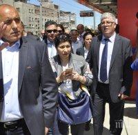 Борисов кара влак с 205 км/ч.