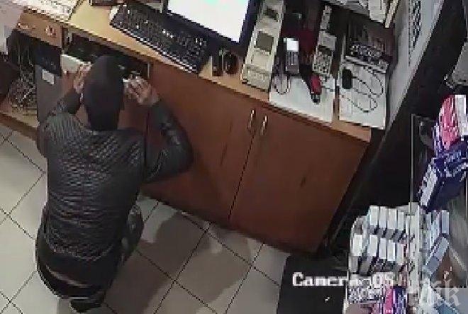 Поредна нагла кражба! Седем камери не опазиха оборота на бензиностанция в Горубляне (ВИДЕО)
