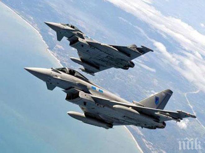 ИЗВЪНРЕДНО ОТ ЕСТОНИЯ! Британски изтребители Тайфун прихванаха руски самолети!