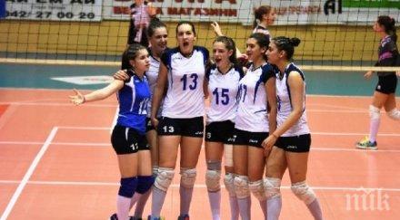 волейболистките левски взеха титлата девойките старша