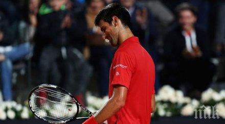 ноле джокович недоволен съдията условията финала рим