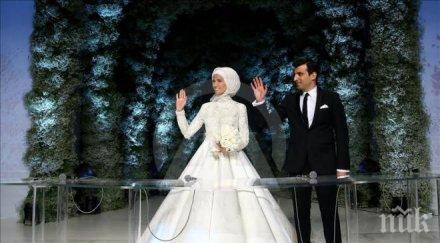 сватба 1001 нощ дъщерята ердоган показа непознатата страна