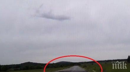 made сложиха легнал полицай международен път видео