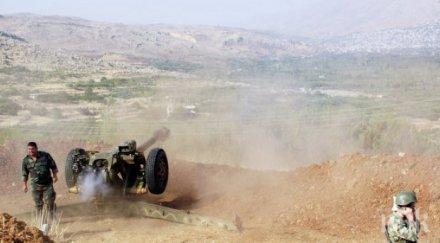 турските сили обстрелвали позиции ислямска държава сирия