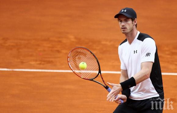 Мъри триумфира на Мастърса в Рим