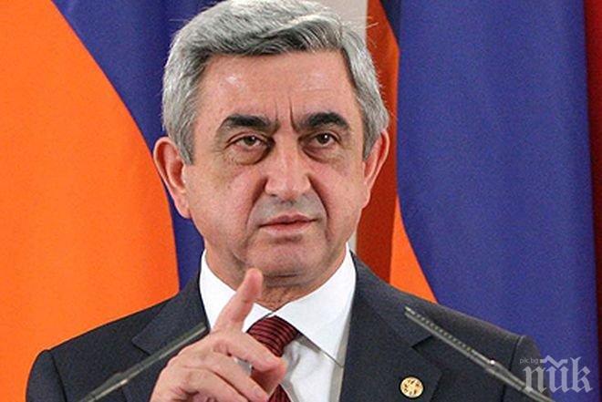 Саркисян: Срещата с президента на Азербайджан протече нормално