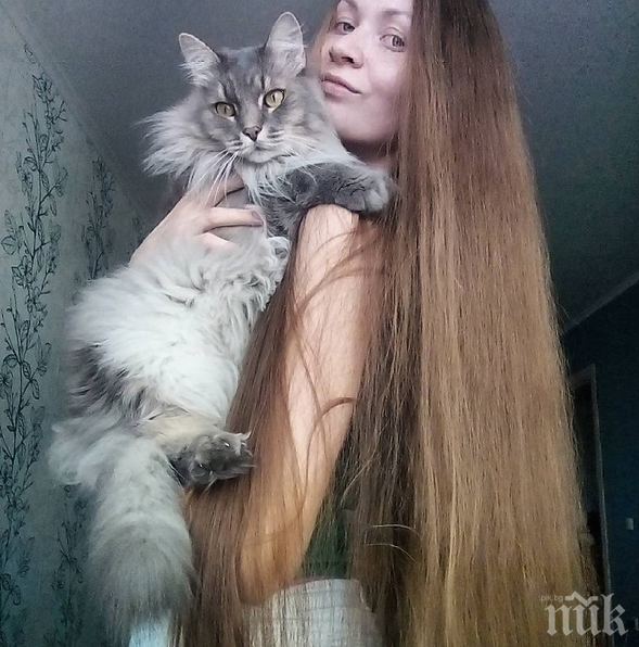 Руската Рапунцел обра точките в Инстаграм