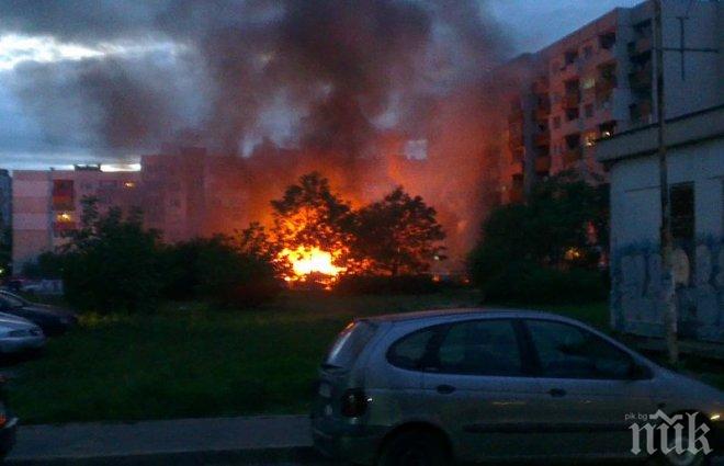Пожар в китайски ресторант в София (СНИМКА)