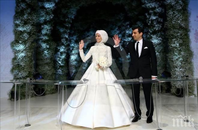 Сватба като от „1001 нощ”: Дъщерята на Ердоган показа непознатата си страна
