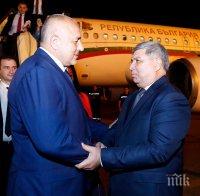 Премиерът Борисов пристигна в Узбекистан (снимки)

