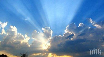 топлото връща температурите тръгват нагоре