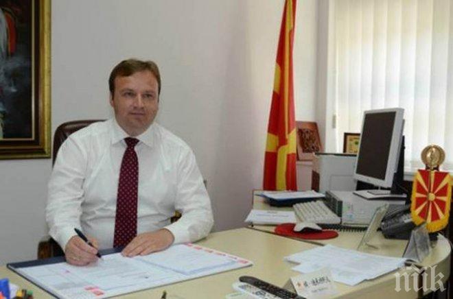 Служебният премиер на Македония Емил Димитриев върна двама министри