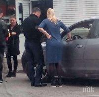 ПЪРВИ ИНЦИДЕНТ ПРЕДИ МАЧА НА КАМАТА! Балъков чукна руса мацка!