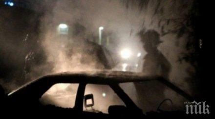 извънредно сандански запалиха джипа полицай часа полунощ