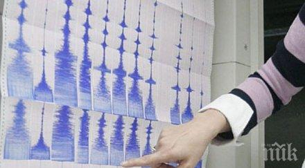 силен трус удари тайван