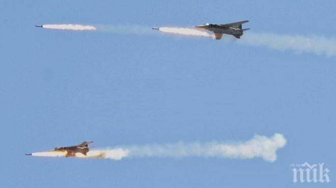 Започна се! Руската авиация нанесе първи удари по Алепо в Сирия след примирието