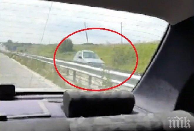 Опасно нарушение! Джигит лети в насрещното (СНИМКИ)
