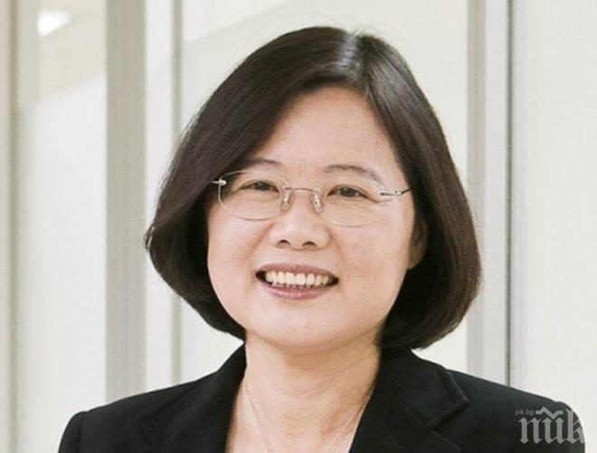 Пекин настръхна срещу Тайван заради новия президент 
